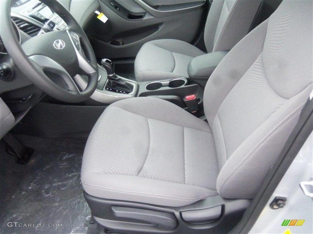 2015 Elantra SE Sedan - Shimmering Air Silver / Gray photo #11