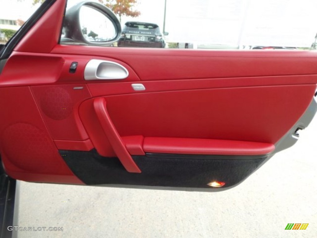 2009 911 Carrera S Coupe - Meteor Grey Metallic / Carrera Red photo #40