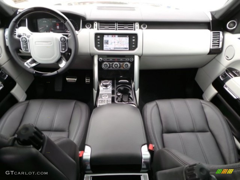 2014 Range Rover Supercharged - Santorini Black Metallic / Ebony/Ivory photo #3