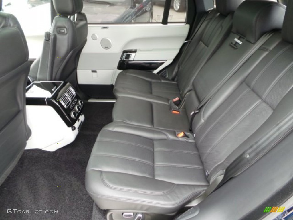 2014 Range Rover Supercharged - Santorini Black Metallic / Ebony/Ivory photo #4
