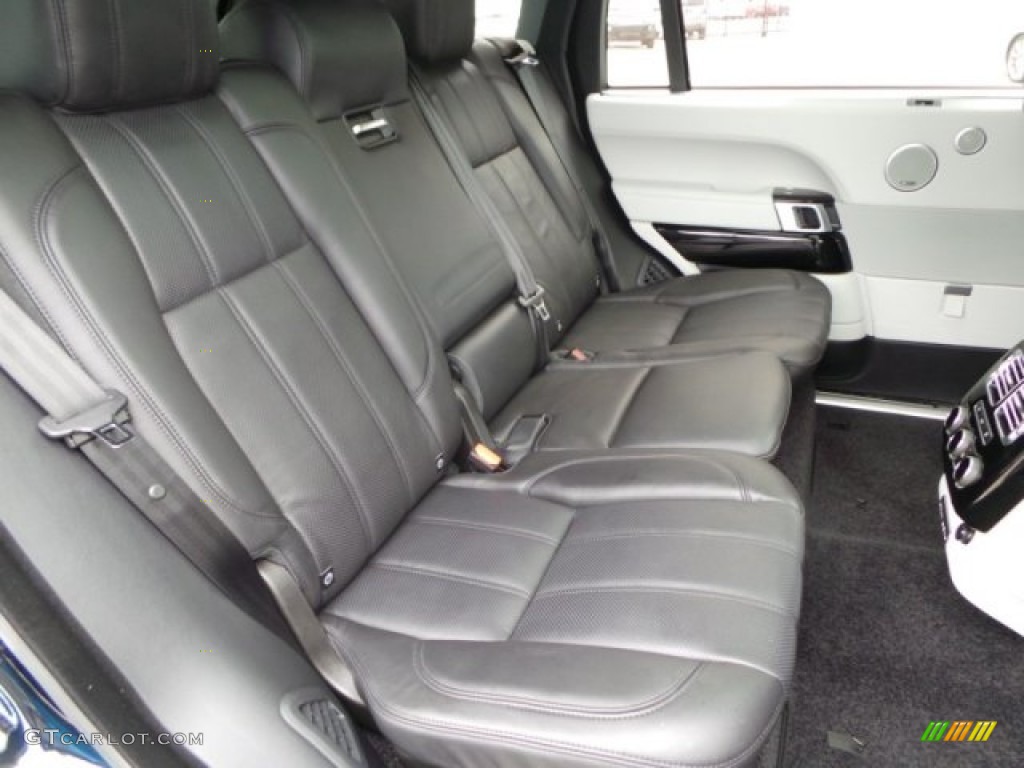 2014 Range Rover Supercharged - Santorini Black Metallic / Ebony/Ivory photo #36