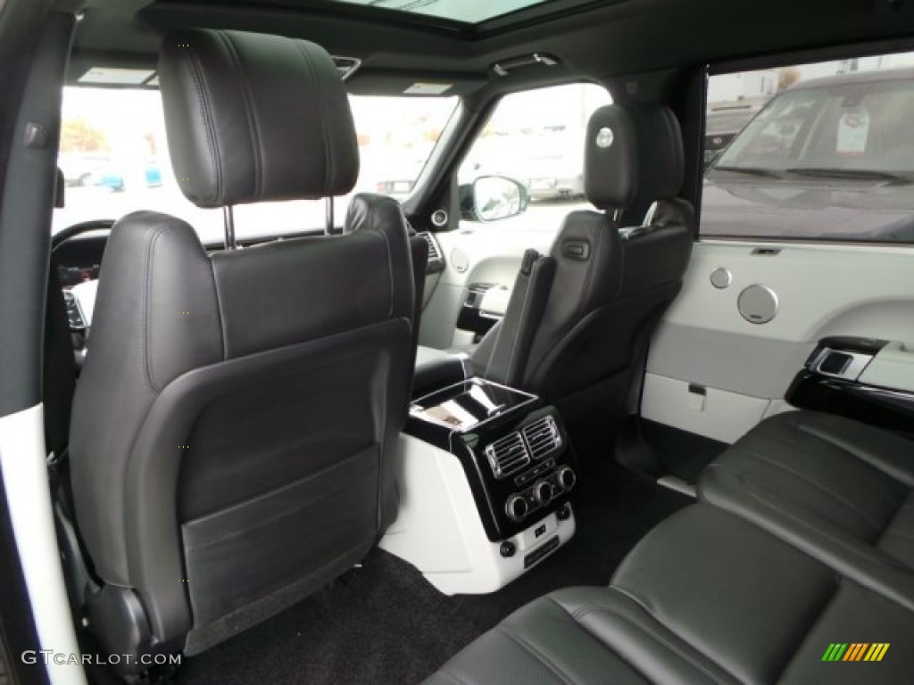 2014 Range Rover Supercharged - Santorini Black Metallic / Ebony/Ivory photo #42