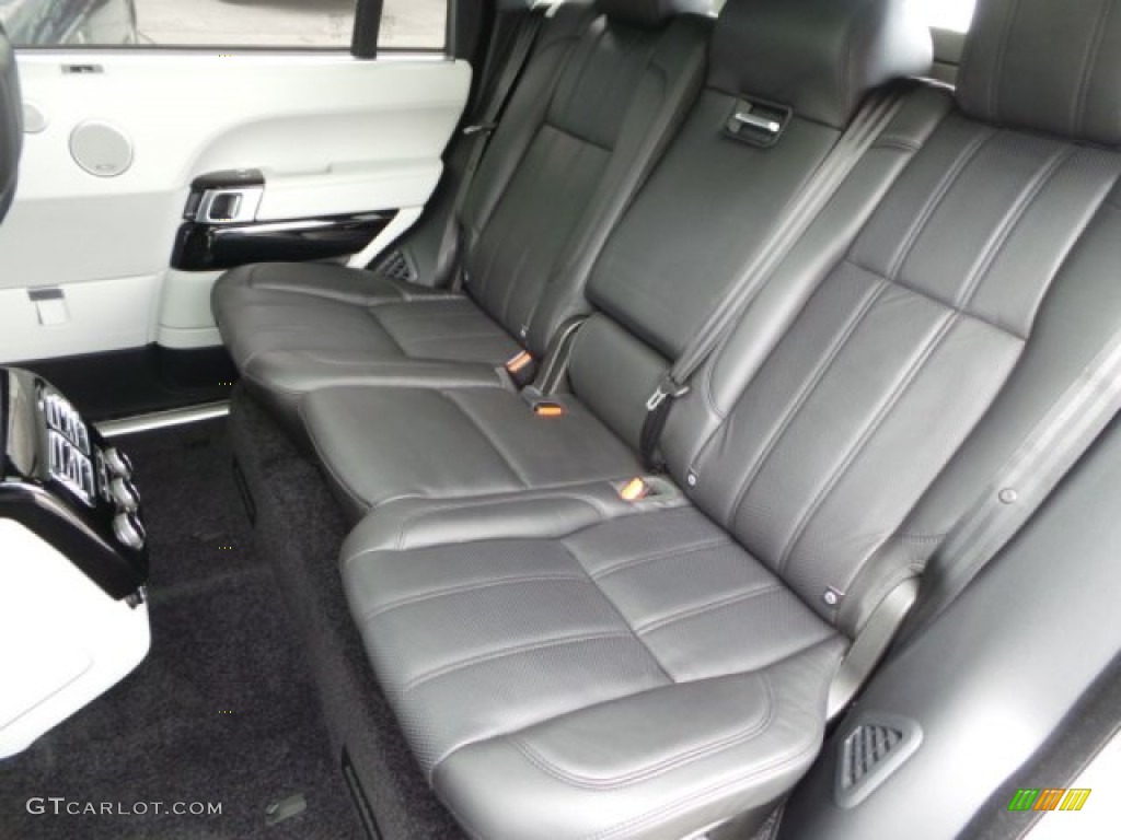 2014 Range Rover Supercharged - Santorini Black Metallic / Ebony/Ivory photo #43
