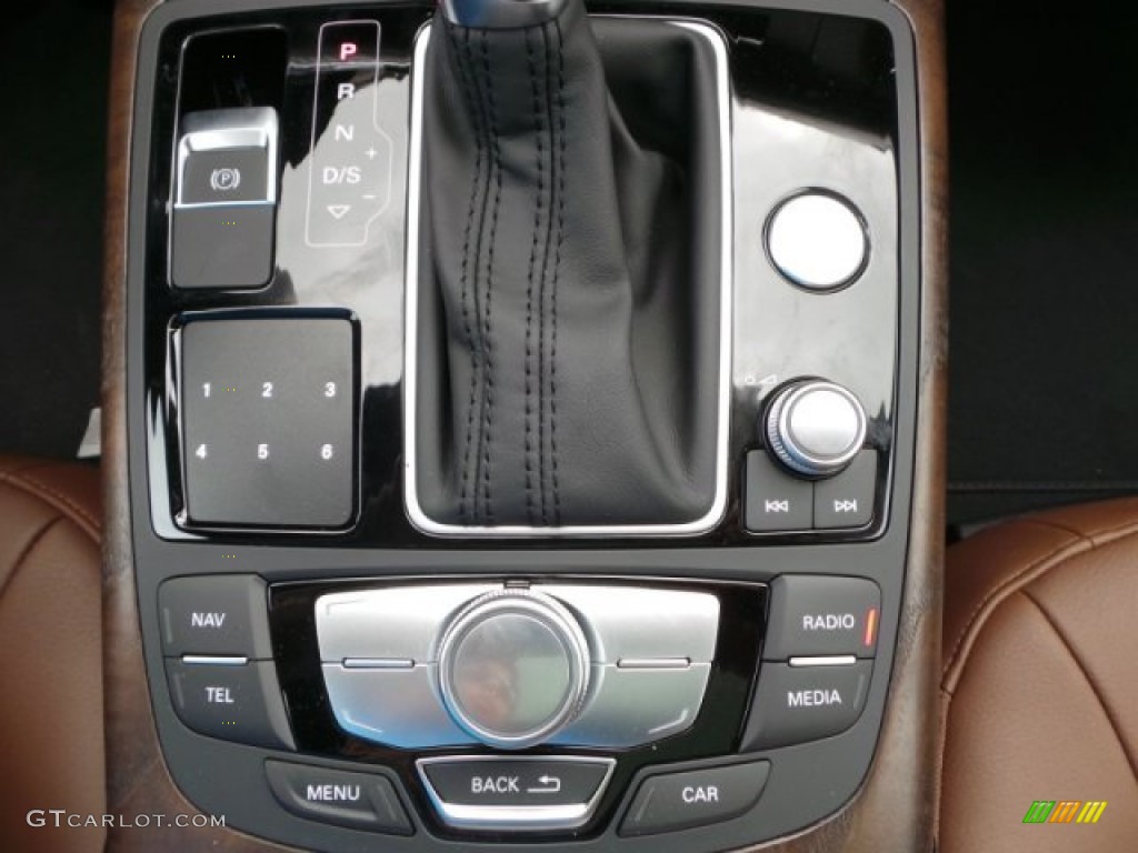 2015 A6 2.0T Premium Plus quattro Sedan - Dakota Gray Metallic / Nougat Brown photo #22
