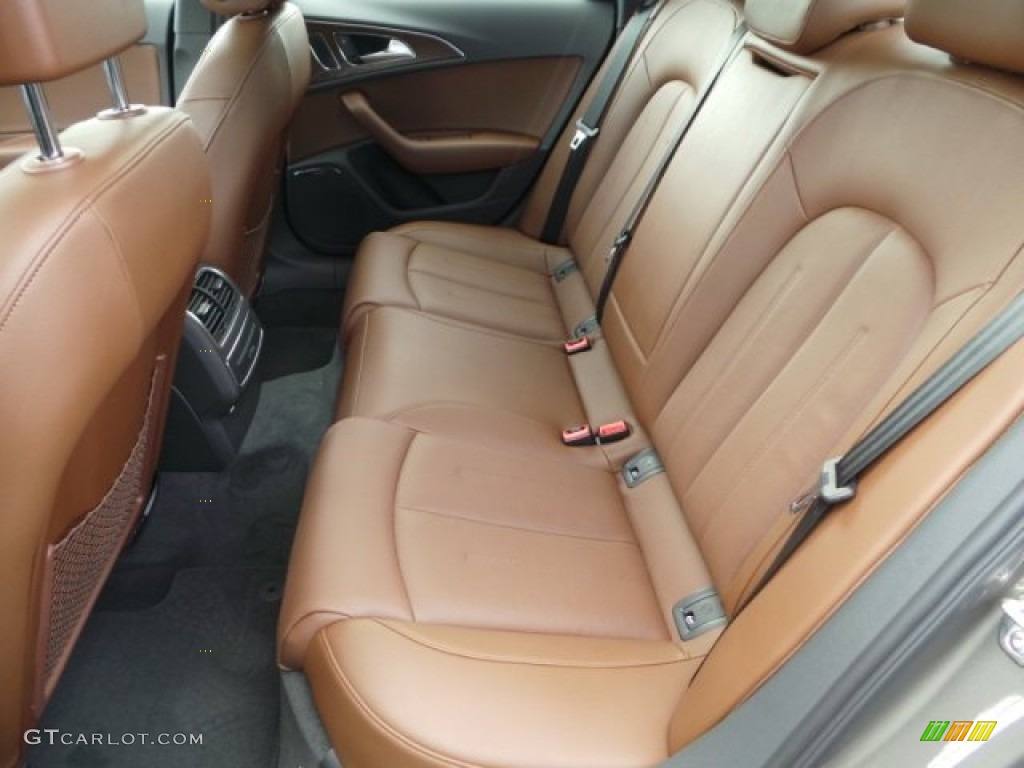 2015 A6 2.0T Premium Plus quattro Sedan - Dakota Gray Metallic / Nougat Brown photo #26