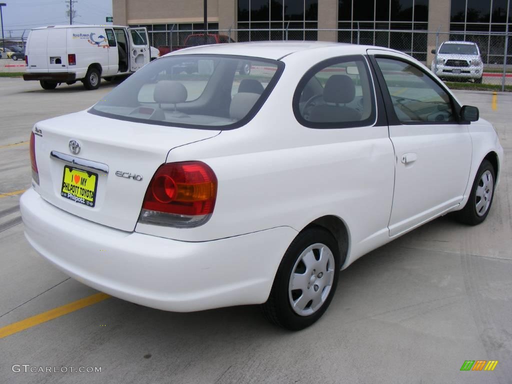 2003 ECHO Coupe - Polar White / Ivory photo #3
