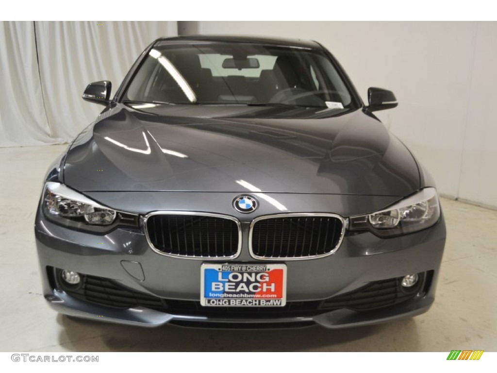 2015 3 Series 320i Sedan - Mineral Grey Metallic / Black photo #4