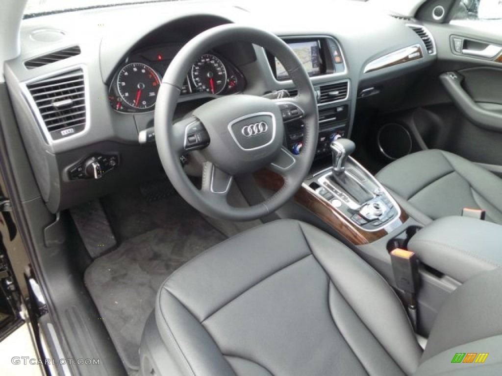 Black Interior 2015 Audi Q5 2.0 TFSI Premium Plus quattro Photo #99729988