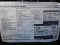 2015 Audi Q5 2.0 TFSI Premium Plus quattro Window Sticker