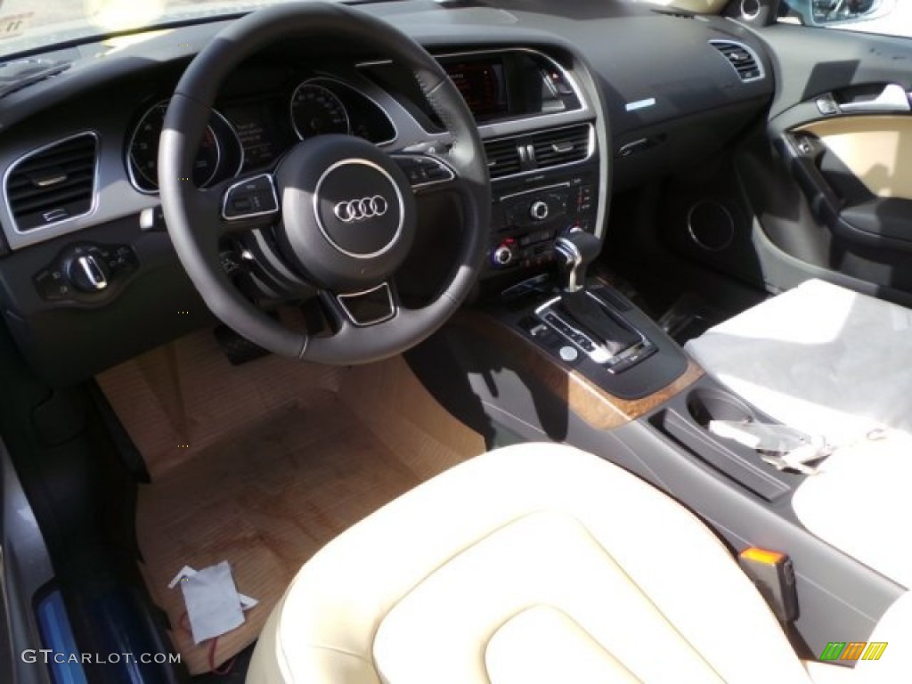 2015 A5 Premium Plus quattro Coupe - Cuvee Silver Metallic / Velvet Beige photo #11