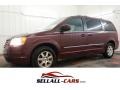 Deep Crimson Crystal Pearl 2009 Chrysler Town & Country Touring