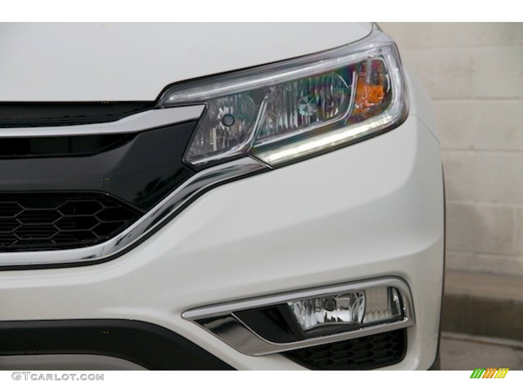 2015 CR-V EX - White Diamond Pearl / Beige photo #4