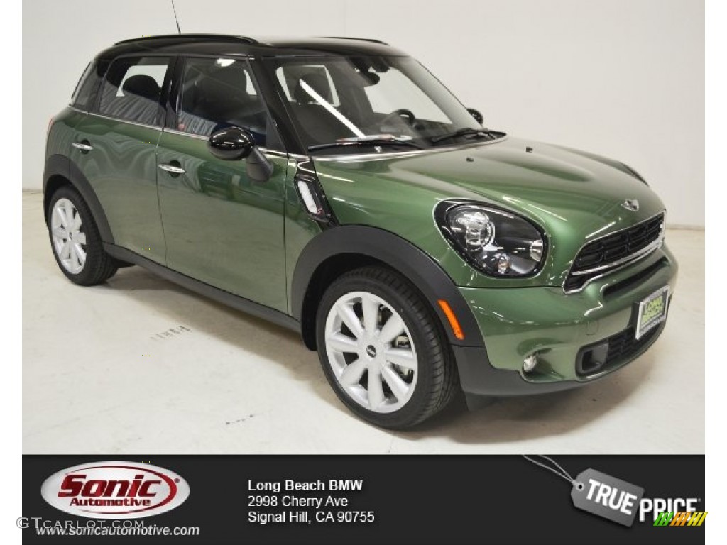 2015 Countryman Cooper S - Jungle Green Metallic / Carbon Black photo #1