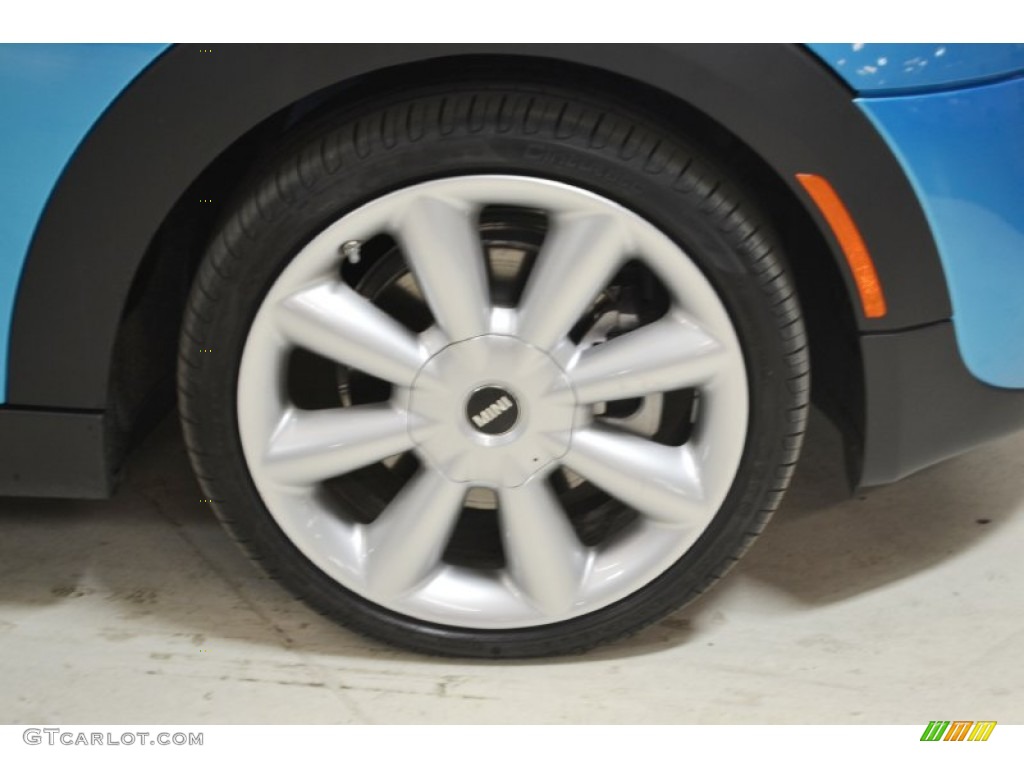 2015 Cooper S Hardtop 4 Door - Electric Blue Metallic / Punch Dark Truffle/Carbon Black photo #3