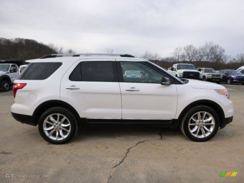 2014 Explorer XLT 4WD - White Platinum / Charcoal Black photo #8