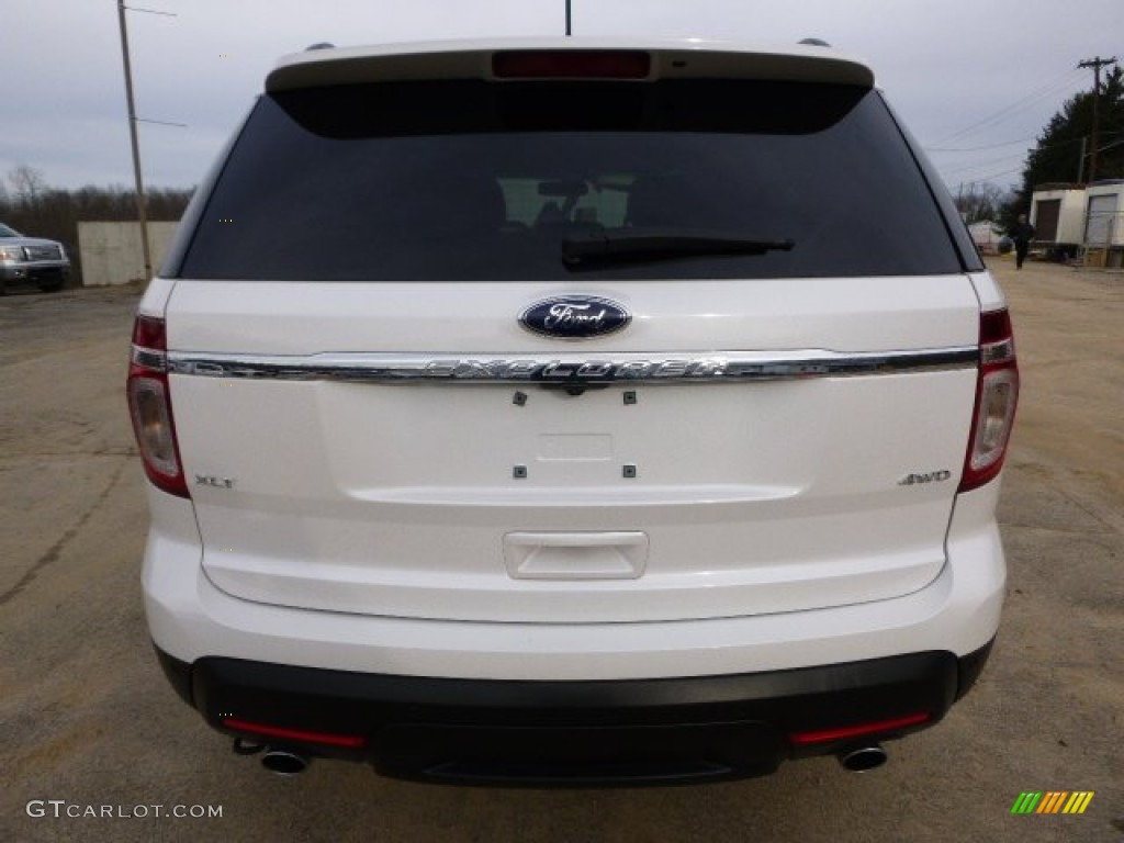 2014 Explorer XLT 4WD - White Platinum / Charcoal Black photo #10