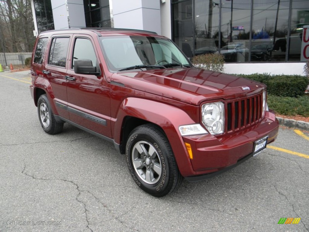 2009 Liberty Sport 4x4 - Red Rock Crystal Pearl / Pastel Pebble Beige Mckinley Leather photo #4
