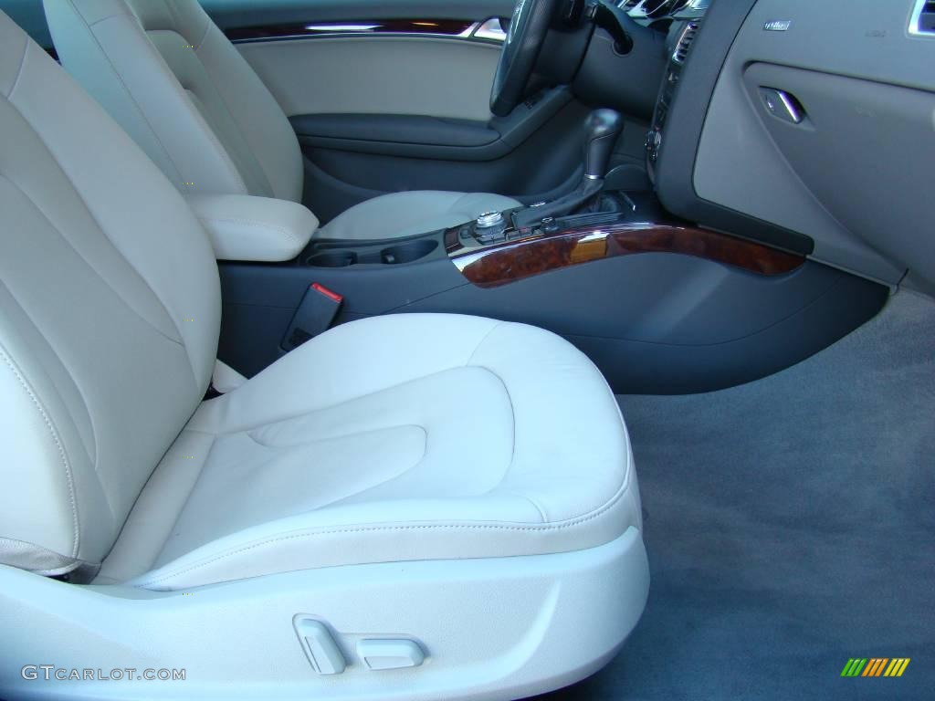 2008 A5 3.2 quattro Coupe - Aruba Blue Pearl Effect / Light Grey photo #30