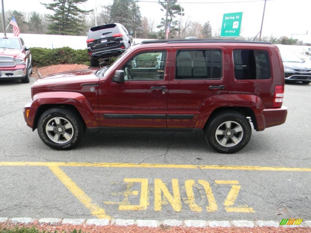 2009 Liberty Sport 4x4 - Red Rock Crystal Pearl / Pastel Pebble Beige Mckinley Leather photo #10