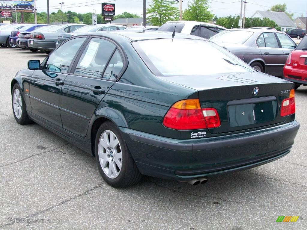 1999 3 Series 323i Sedan - Fern Green Metallic / Grey photo #3