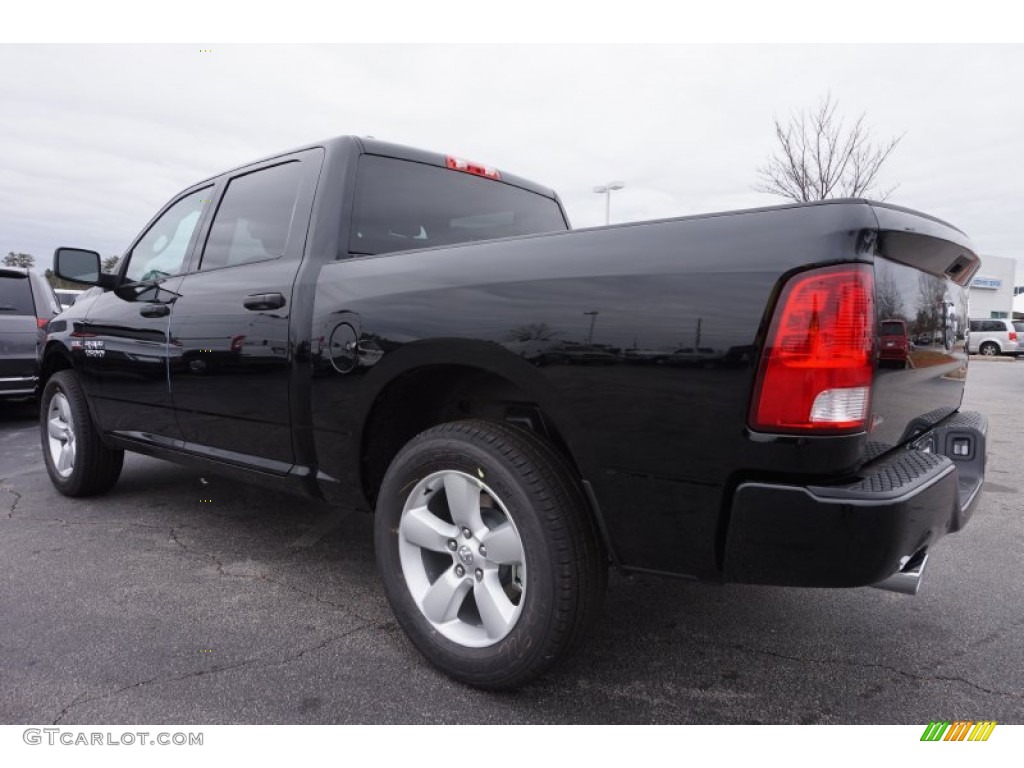 2015 1500 Express Crew Cab - Black / Black/Diesel Gray photo #2