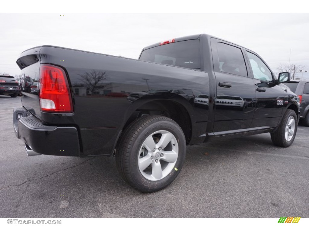 2015 1500 Express Crew Cab - Black / Black/Diesel Gray photo #3