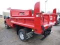 Vermillion Red - F350 Super Duty XL Regular Cab 4x4 Dump Truck Photo No. 2
