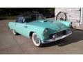 1955 Thunderbird Blue Ford Thunderbird Convertible #99736740