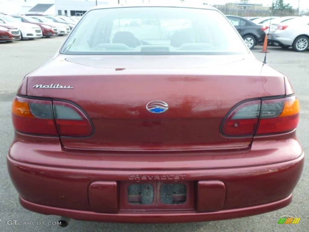 2003 Malibu Sedan - Redfire Metallic / Gray photo #3