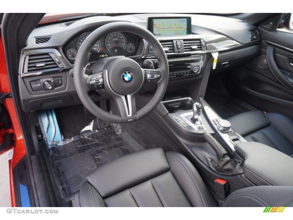 Black Interior 2015 BMW M4 Convertible Photo #99740523
