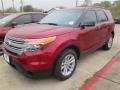 2015 Ruby Red Ford Explorer FWD  photo #2