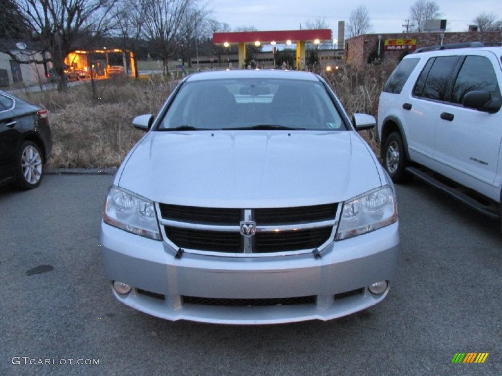 2010 Avenger R/T - Bright Silver Metallic / Dark Slate Gray photo #2