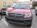 2010 Barcelona Red Metallic Toyota Tacoma Regular Cab 4x4  photo #2