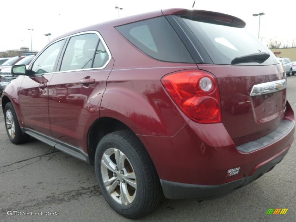 2010 Equinox LS - Cardinal Red Metallic / Jet Black/Light Titanium photo #2