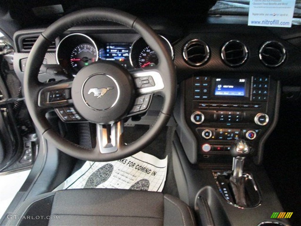 2015 Mustang V6 Coupe - Magnetic Metallic / Ebony photo #10