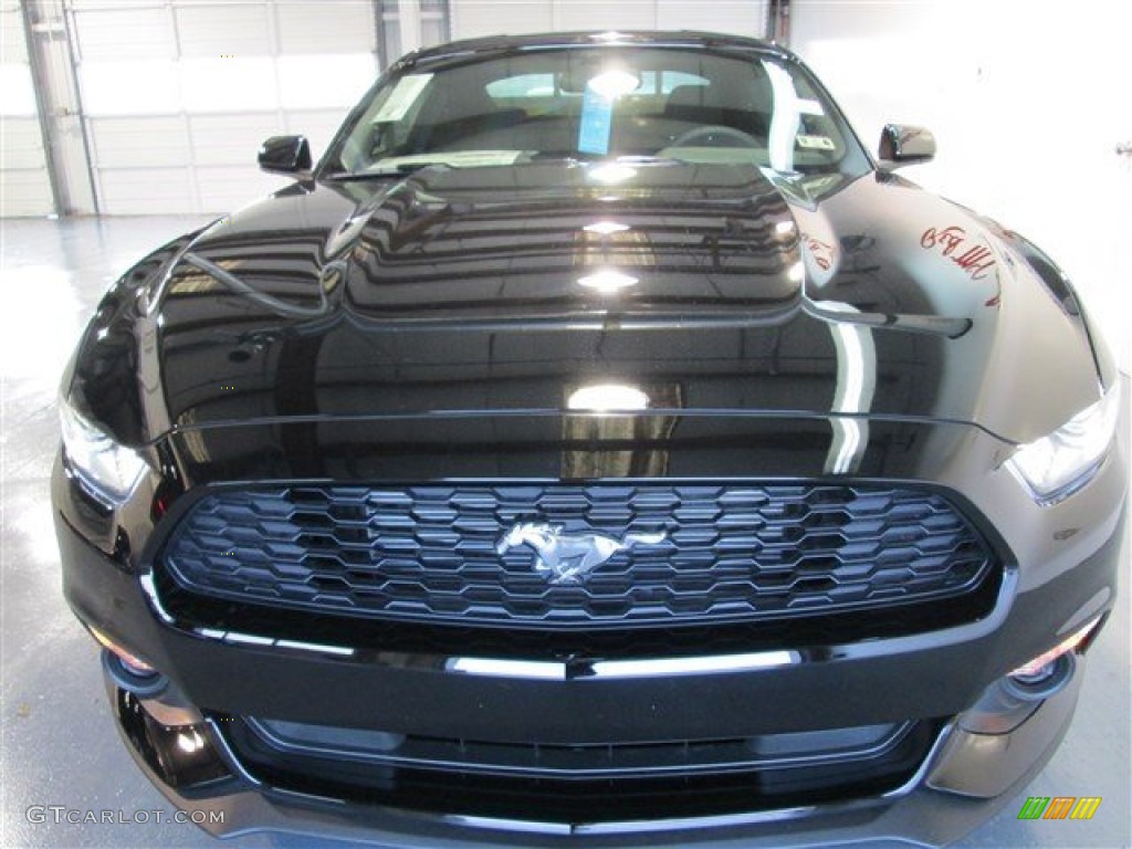 2015 Mustang V6 Coupe - Black / Ebony photo #2