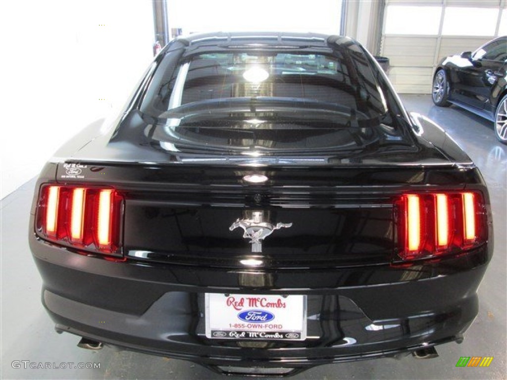 2015 Mustang V6 Coupe - Black / Ebony photo #5