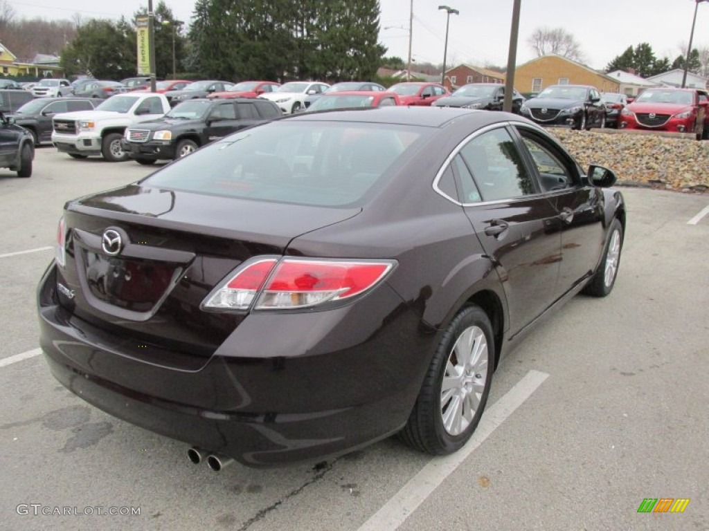 2010 MAZDA6 i Touring Sedan - Black Cherry Metallic / Black photo #6