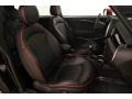 2012 Mini Cooper Lounge Championship Red Interior Front Seat Photo