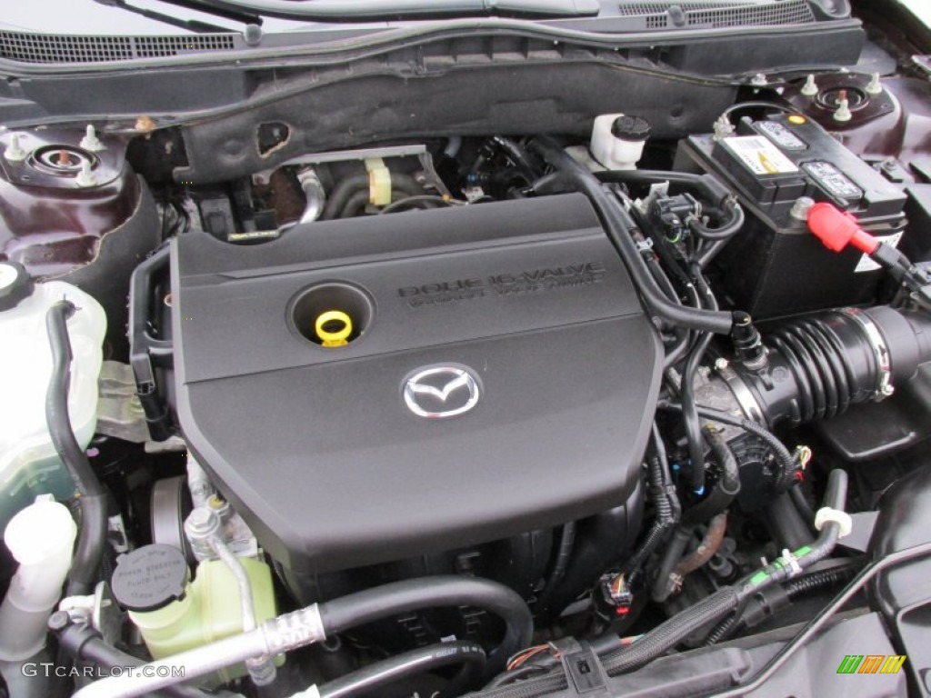 2010 MAZDA6 i Touring Sedan - Black Cherry Metallic / Black photo #10