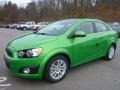 Dragon Green Metallic 2015 Chevrolet Sonic LT Sedan Exterior