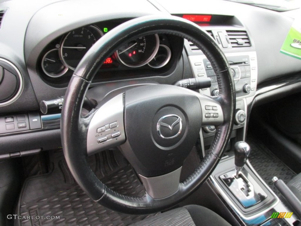 2010 MAZDA6 i Touring Sedan - Black Cherry Metallic / Black photo #14
