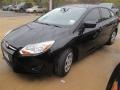 2014 Tuxedo Black Ford Focus S Sedan  photo #1