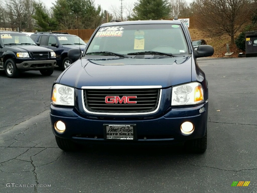 2004 Envoy SLT 4x4 - Indigo Blue Metallic / Light Tan photo #1