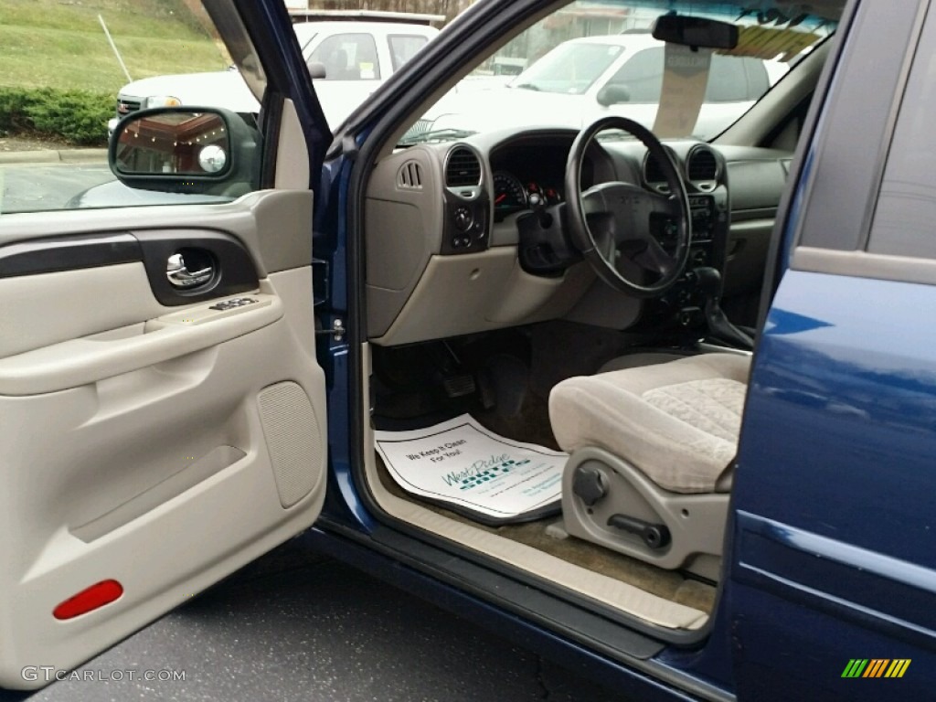 2004 Envoy SLT 4x4 - Indigo Blue Metallic / Light Tan photo #16