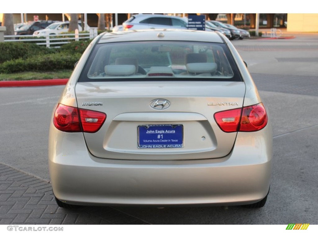 2007 Elantra GLS Sedan - Laguna Sand Beige / Beige photo #6