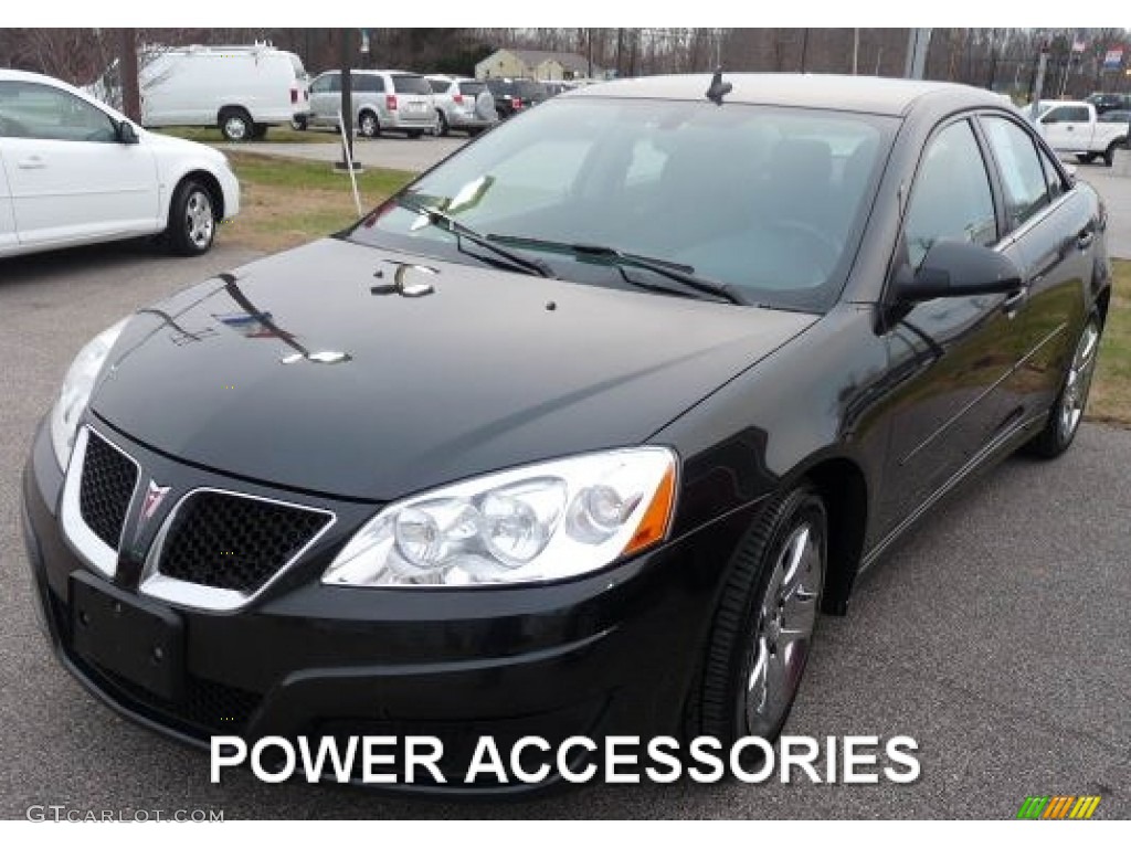 2010 G6 Sedan - Carbon Black Metallic / Ebony photo #1