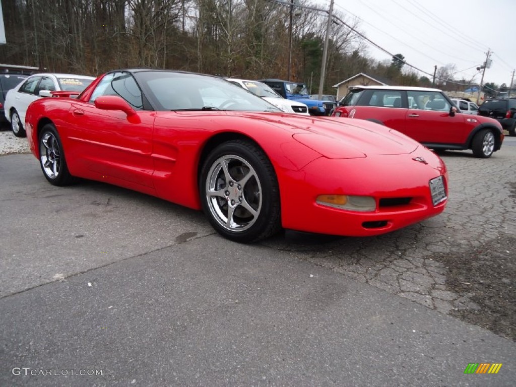 2000 Corvette Coupe - Torch Red / Light Oak photo #1