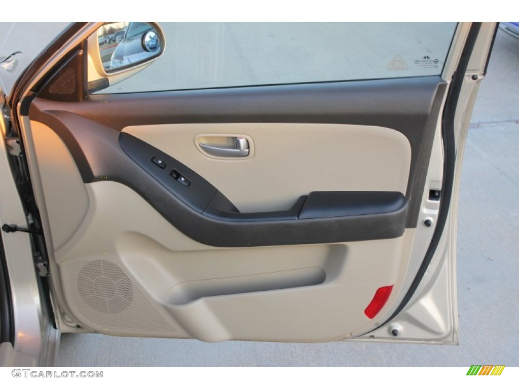 2007 Elantra GLS Sedan - Laguna Sand Beige / Beige photo #17