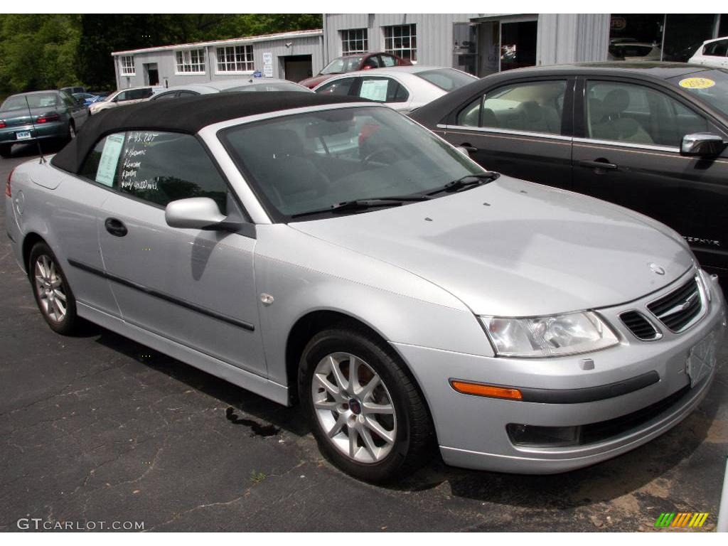 2004 9-3 Arc Convertible - Silver Metallic / Slate Gray photo #1